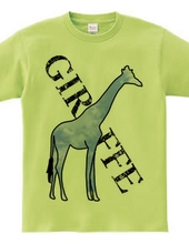 Giraffe in the blue sky