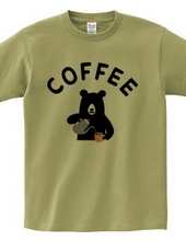 Bear pouring coffee