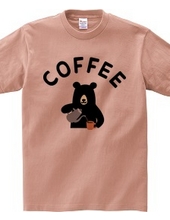 Bear pouring coffee