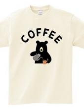 コーヒー注ぐクマさん