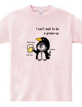 Penguin who wants to grow up quickly (beer)