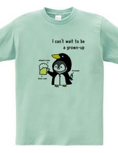 Penguin who wants to grow up quickly (beer)