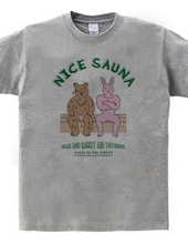 Nice sauna (bear and rabbit)