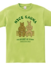 Nice sauna (bear and rabbit)