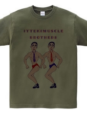 Muscle pun design "Iteki Muscle Brothers"