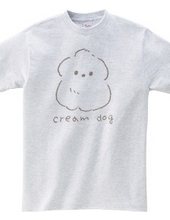 cream dog