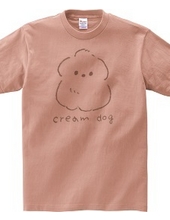 cream dog