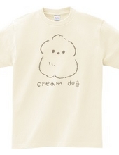 cream dog