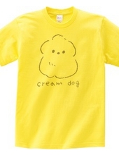 cream dog