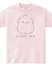 cream dog