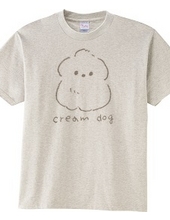 cream dog