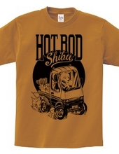 Hot Rod Shiba (Monochrome)