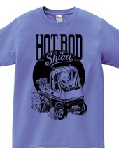 Hot Rod Shiba (Monochrome)