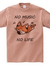 NO MUSIC NO LIFE 茶トラ白ねこちゃん