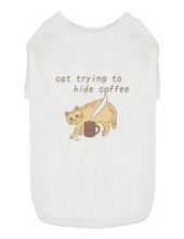 コーヒーを隠したい猫(カラー)
