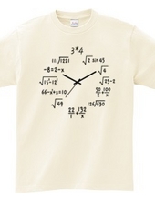 数学時計（理系デザイン）