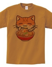 Ramen Cat Brown Tiger White Cat Ver