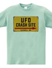 UFO Crash Site (Roswell, New Mexico) [Funny Sign] Vintage Re