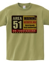 Area 51 Warning Signs [Fun Signs] Vintage, Retro, UFO