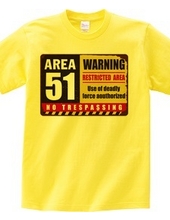 Area 51 Warning Signs [Fun Signs] Vintage, Retro, UFO