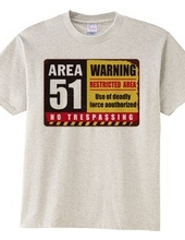 Area 51 Warning Signs [Fun Signs] Vintage, Retro, UFO