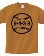 6 + 4 + 3 = 2 (643 double plays) [Baseball Design]