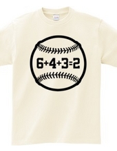 6 + 4 + 3 = 2 (643 double plays) [Baseball Design]