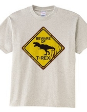 T-REX Caution [Interesting Sign] Dinosaur Vintage Retro Sign