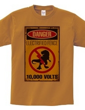 Electric Fence Warning Signs for Dinosaurs [Funny Signs] Din