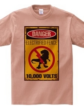 Electric Fence Warning Signs for Dinosaurs [Funny Signs] Din