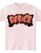 Graffiti Logo DANCE(orange)