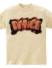 Graffiti Logo DANCE(orange)