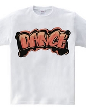 Graffiti Logo DANCE(orange)