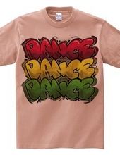 Graffiti Logo DANCE-DANCE-DANCE(ryg)