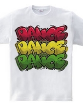 Graffiti Logo DANCE-DANCE-DANCE(ryg)