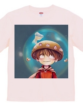 メルヘン少年きのこTシャツ