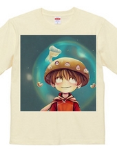 Fairy Tale Boy Mushroom T-Shirt