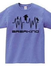 Breaking (Heartbeat) [Sports Design] Character Black