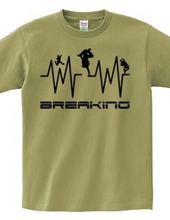 Breaking (Heartbeat) [Sports Design] Character Black
