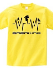 Breaking (Heartbeat) [Sports Design] Character Black