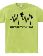 Breaking (Heartbeat) [Sports Design] Character Black