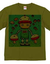 ロボットきのこTシャツ