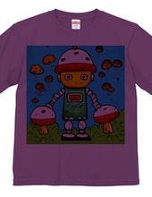 ロボットきのこTシャツ