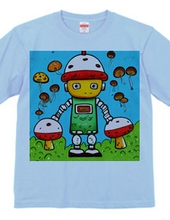 ロボットきのこTシャツ