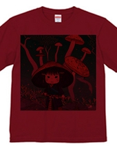 "Samurai mushroom" T-shirt in mushrooms