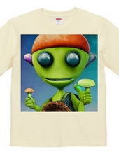 "Alien Mushroom" T-shirt from Mushroom Star