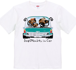 Dog&Monkey in Car