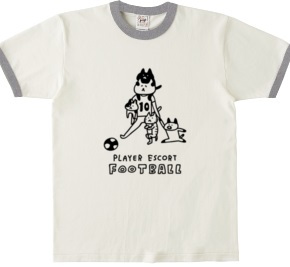 サッカー　エスコートキッズなネコ