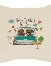 Dog&Monkey in Car