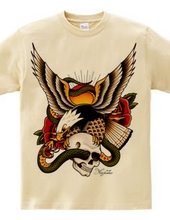 Old School Eagle&Snake&Skull 